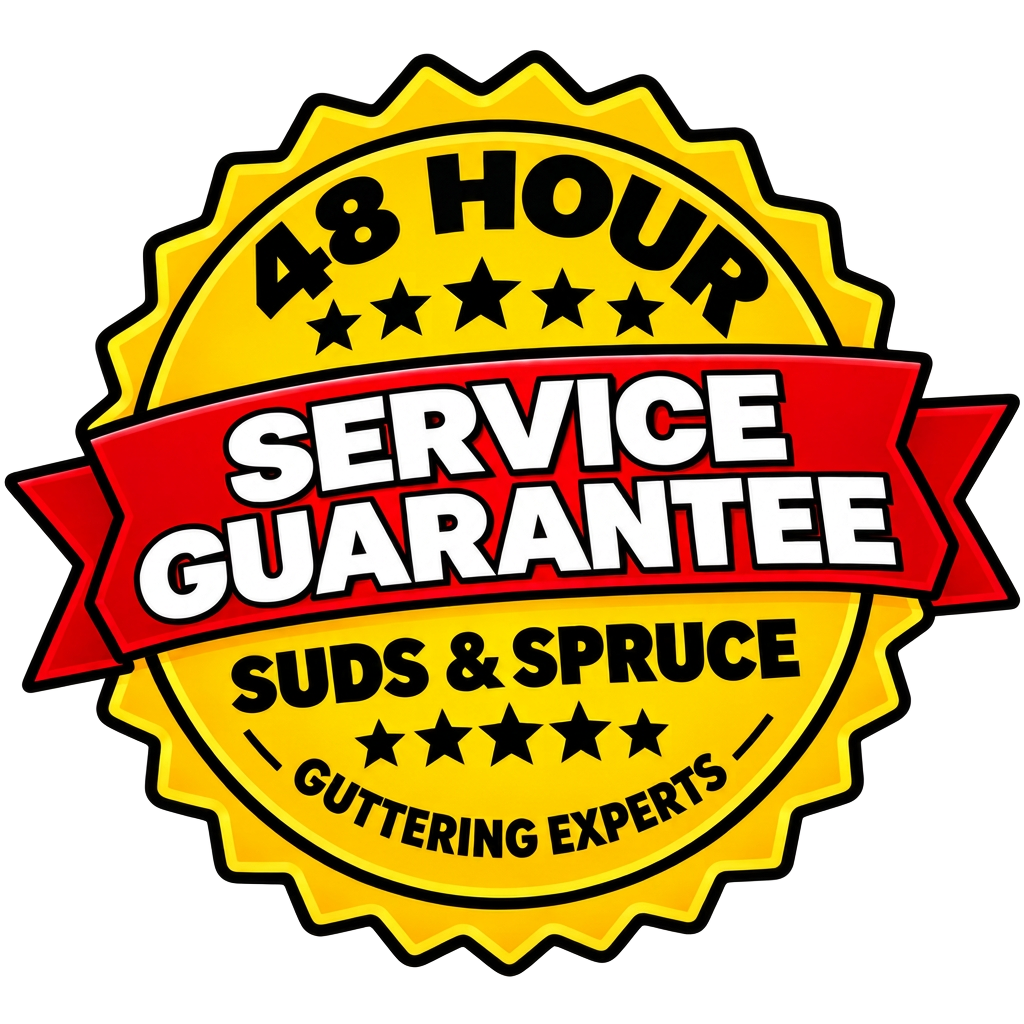 Suds & Spruce 48 hour service guarantee